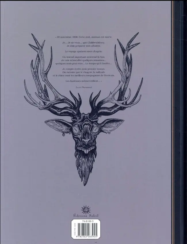 Verso de l'album L'Esprit de Lewis Acte I