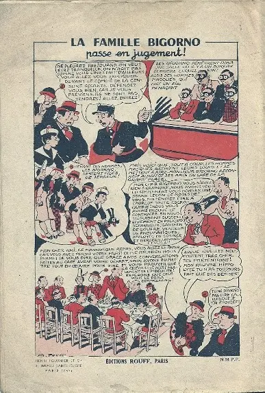 Verso de l'album La famille Bigorno Tome 19 L'étrange randonnée de la famille Bigorno
