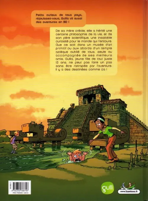 Verso de l'album Les aventures de Gullia Tome 1