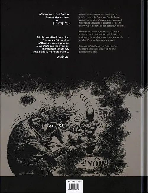Verso de l'album Idées noires Il était une fois idées noires