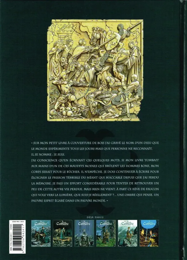Verso de l'album Je suis Cathare Tome 6 Le petit labyrinthe