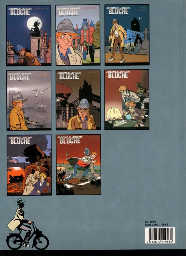 Verso de l'album Jérôme K. Jérôme Bloche Tome 8 Le vagabond des dunes