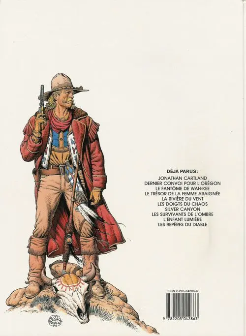 Verso de l'album Jonathan Cartland Tome 10 Les repères du diable