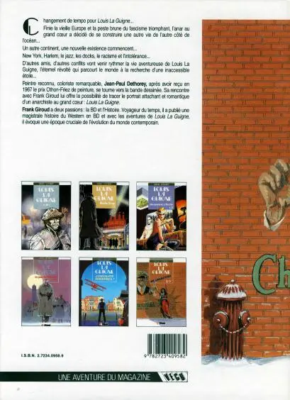 Verso de l'album Louis la Guigne Tome 6 Charleston