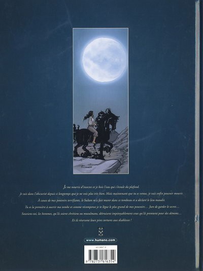 Verso de l'album Lune d'ombre Tome 2 La Tour du silence