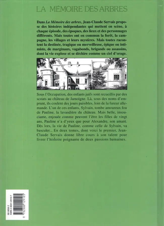 Verso de l'album La Mémoire des arbres Tome 7 La lettre froissée - Tome 1