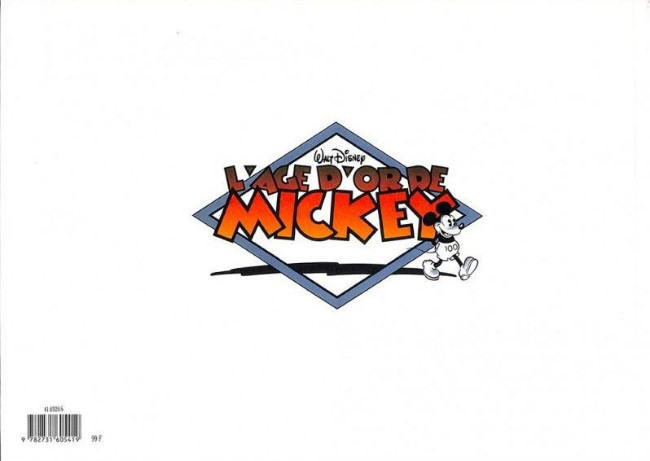 Verso de l'album L'âge d'or de Mickey Tome 6 Sur la piste du gorille