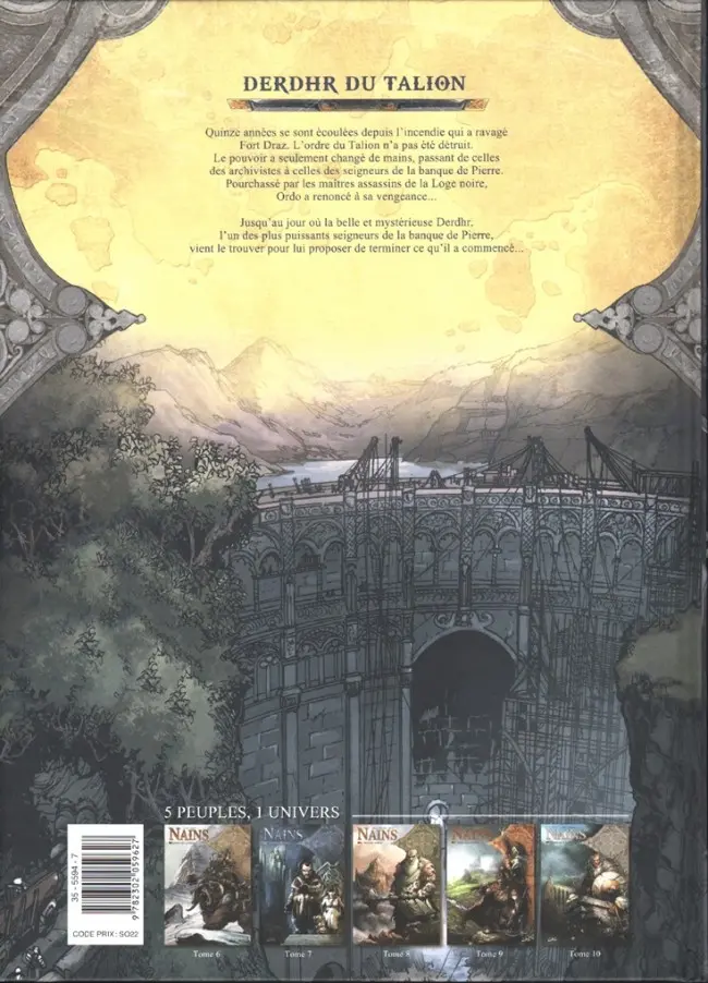 Verso de l'album Nains Tome 7 Derdhr du Talion