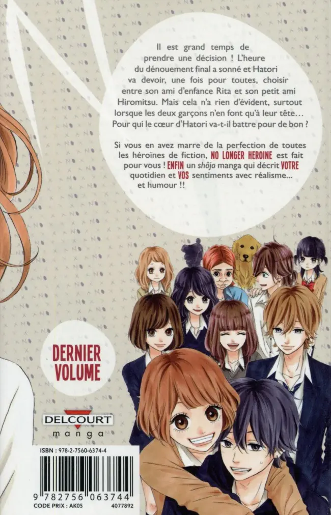 Verso de l'album No longer heroine 10