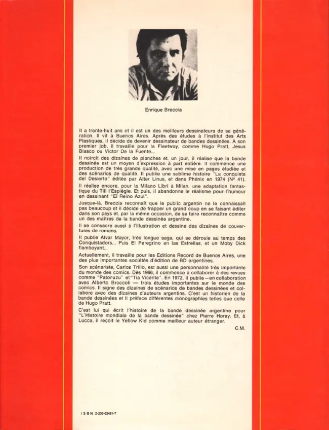Verso de l'album Alvar Mayor