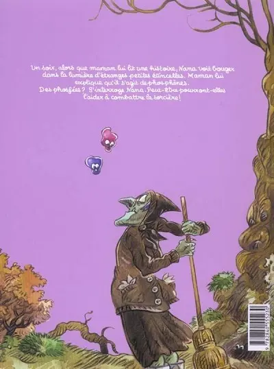 Verso de l'album Les Phosfées Tome 1 Nana fait des cauchemars