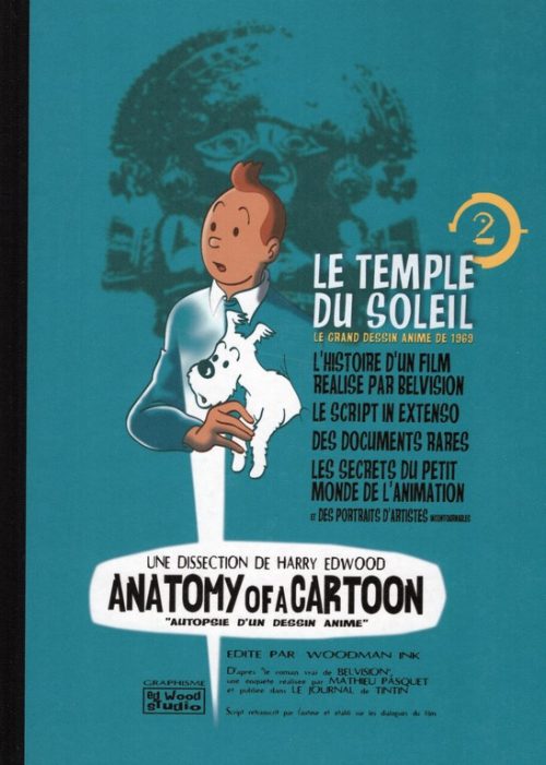 Couverture de l'album Tintin - Anatomy of a cartoon Tome 2 le temple du soleil - 2