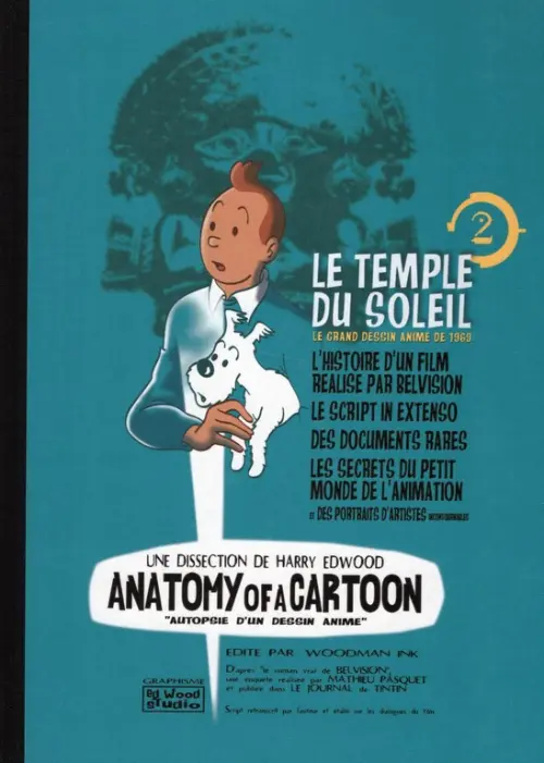 Couverture de l'album Tintin - Anatomy of a cartoon Tome 2 le temple du soleil - 2