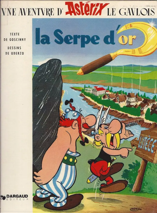 Couverture de l'album Astérix Tome 2 La serpe d'or
