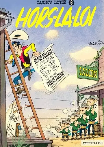 Couverture de l'album Lucky Luke Tome 6 Hors-la-loi
