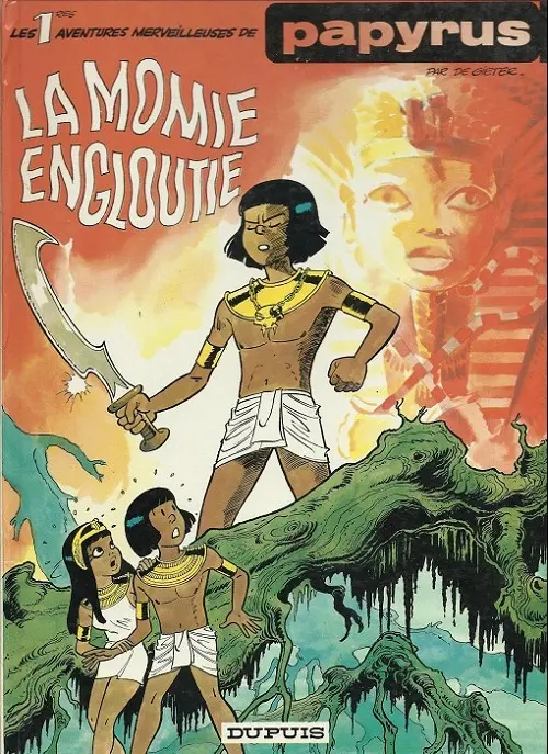 Couverture de l'album Papyrus Tome 1 La momie engloutie
