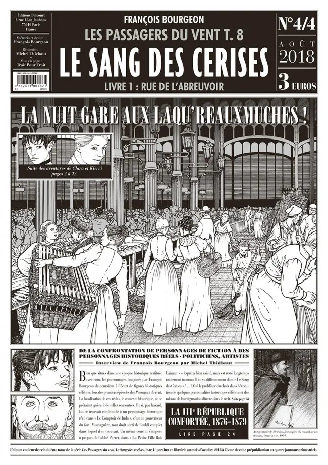 Couverture de l'album Les Passagers du vent Tome 8 Le Sang des cerises - Livre 1 (4/4)