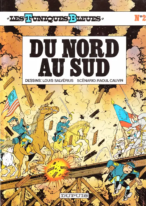 Couverture de l'album Les Tuniques Bleues Tome 2 Du nord au sud