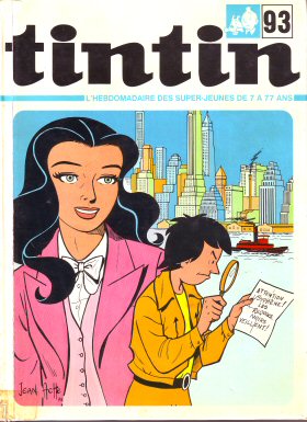 Couverture de l'album Tintin Tome 93 Tintin album du journal (n° 1237 à 1249)
