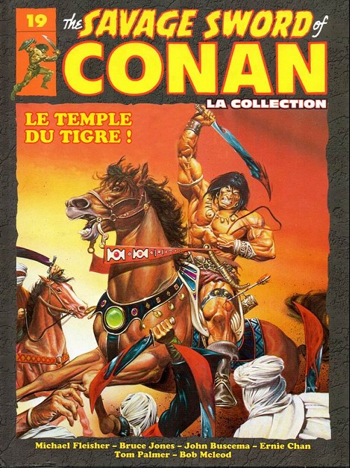 Couverture de l'album The Savage Sword of Conan - La Collection Tome 19 Le temple du Tigre !