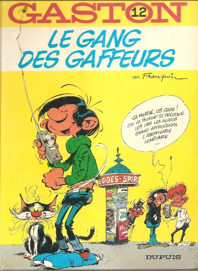 Couverture de l'album Gaston Tome 12 Le Gang des gaffeurs