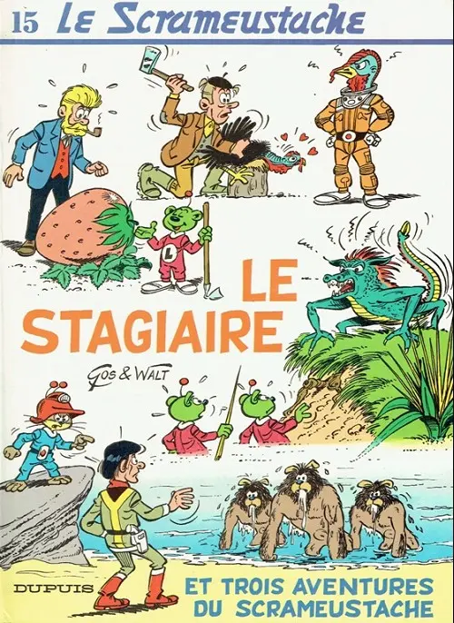 Couverture de l'album Le Scrameustache Tome 15 Le stagiaire