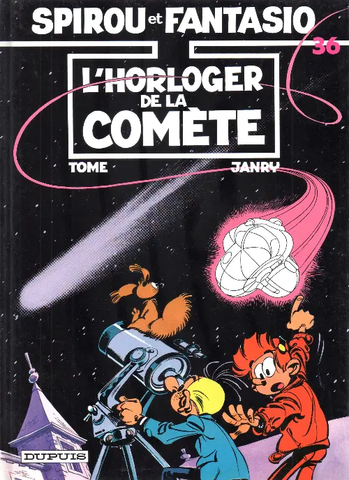 Couverture de l'album Spirou et Fantasio Tome 36 L'horloger de la comète