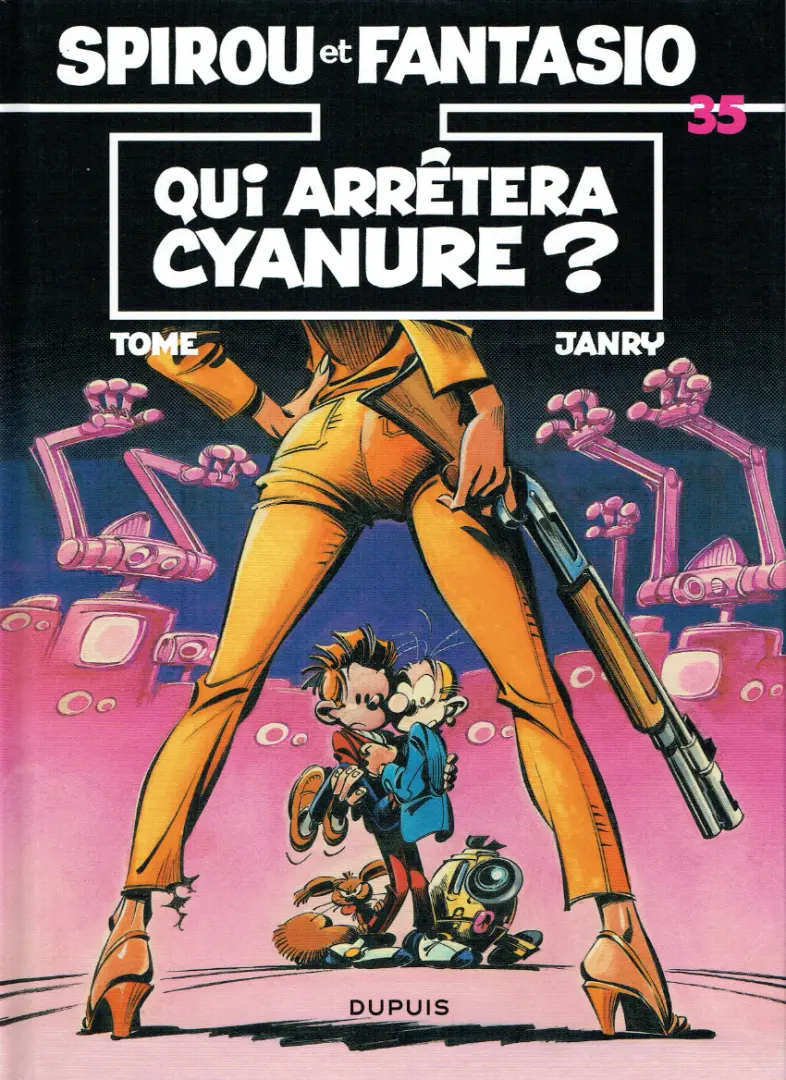 Couverture de l'album Spirou et Fantasio Tome 35 Qui arrêtera Cyanure ?