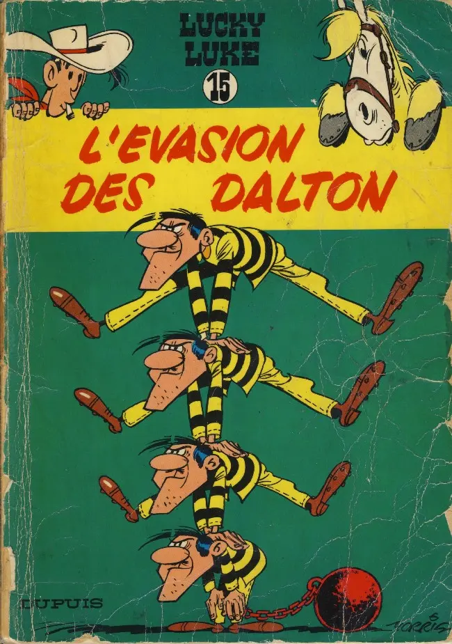 Couverture de l'album Lucky Luke Tome 15 L'évasion des Dalton