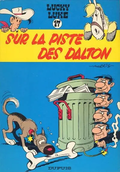 Couverture de l'album Lucky Luke Tome 17 Sur la piste des Dalton