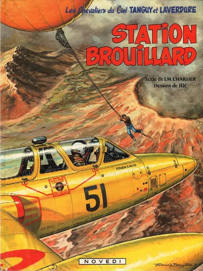 Couverture de l'album Tanguy et Laverdure Tome 22 Station brouillard