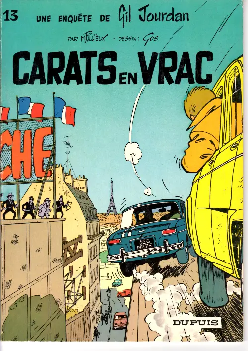 Couverture de l'album Gil Jourdan Tome 13 Carats en vrac