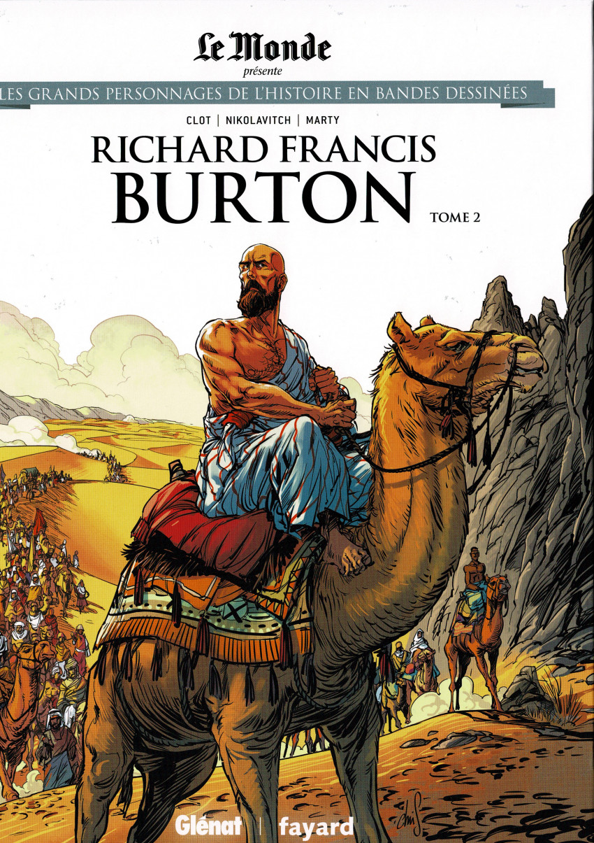 Couverture de l'album Les grands personnages de l'Histoire en bandes dessinées Tome 41 Richard Francis Burton, Tome 2