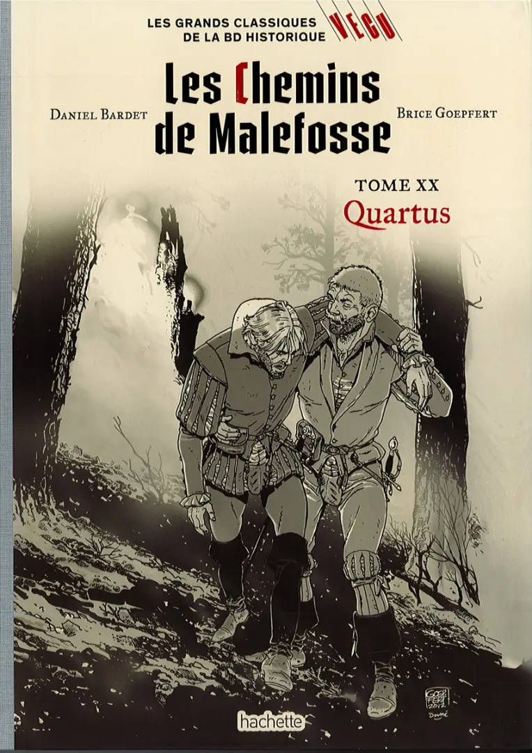 Couverture de l'album Les grands Classiques de la BD Historique Vécu - La Collection Tome 58 Les Chemins de Malefosse - Tome XX : Quartus