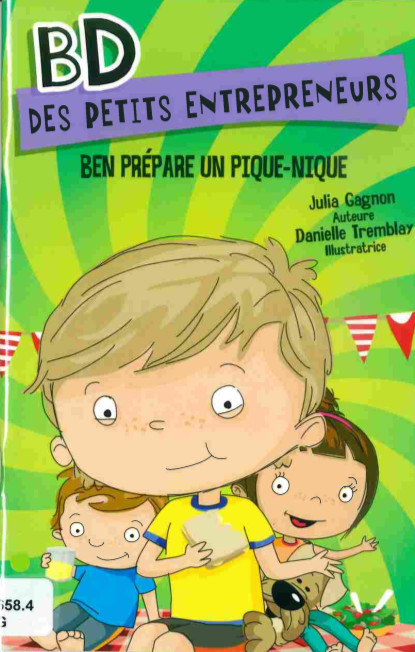 Couverture de l'album BD des petits entrepreneurs 6 Ben prépare un pique-nique