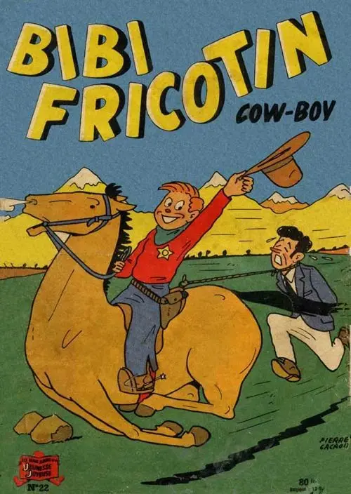 Couverture de l'album Bibi Fricotin 2e Série - Societé Parisienne d'Edition Tome 22 Bibi Fricotin cow-boy