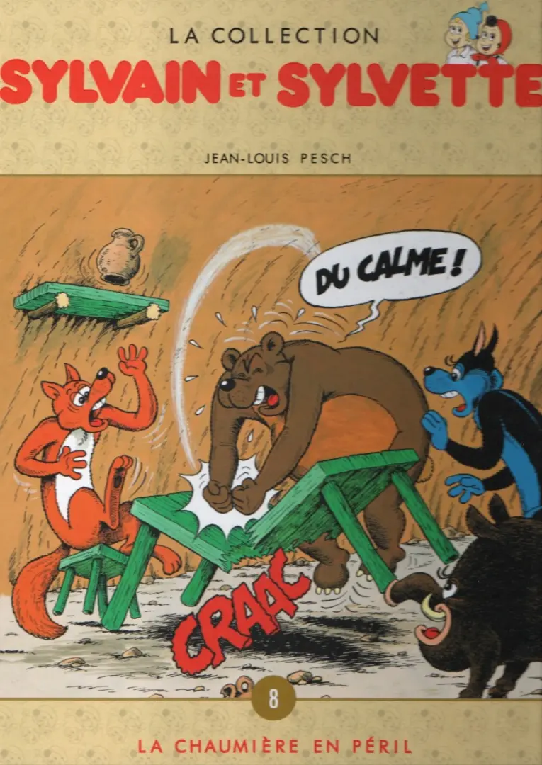 Couverture de l'album Sylvain et Sylvette Tome 8 La chaumière en péril