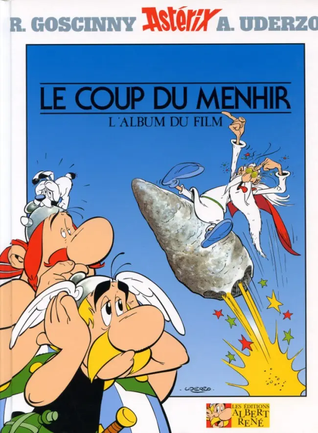Couverture de l'album Astérix L'Album du film Le Coup du menhir