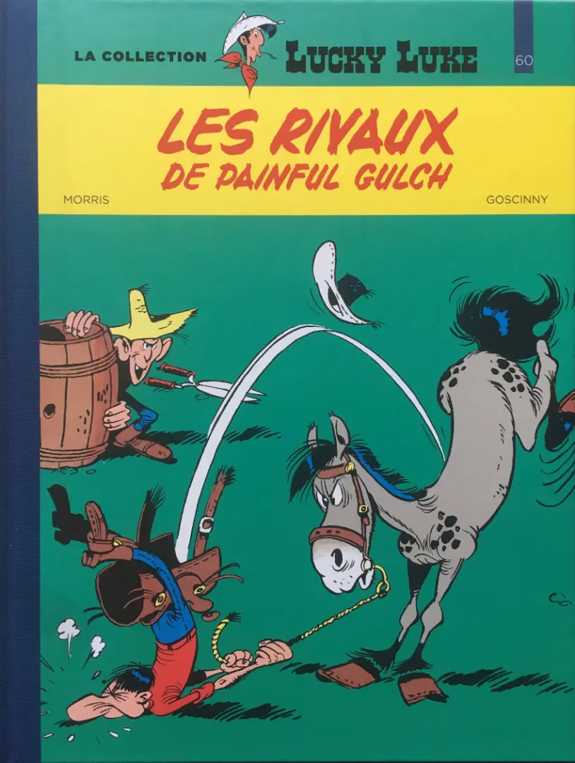 Couverture de l'album Lucky Luke La collection Tome 60 Les rivaux de Painful Gulch