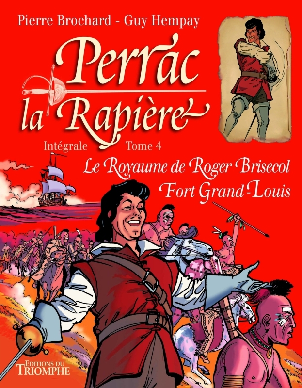 Couverture de l'album Perrac la rapière Tome 4 Le Royaume de Roger Brisecol