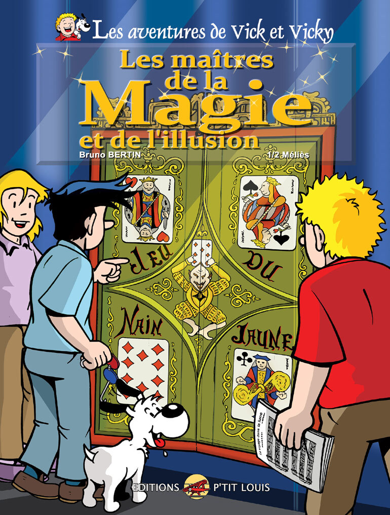 Couverture de l'album Les aventures de Vick et Vicky Tome 24 Les maîtres de la magie et de l'illusion 1/2 Melies