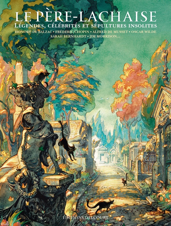 Couverture de l'album Le Père-Lachaise Légendes, célébrités et sépultures insolites