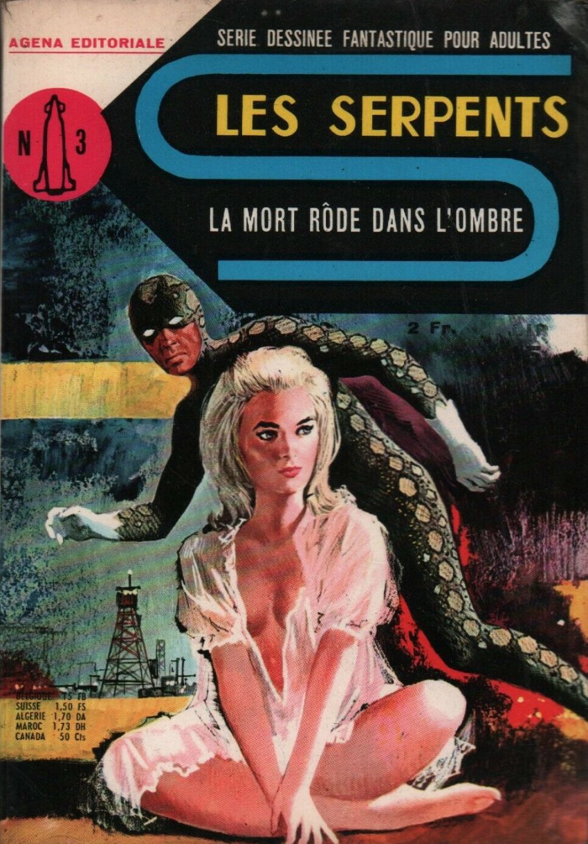 Couverture de l'album Les serpents N° 3 La mort rôde dans l'ombre