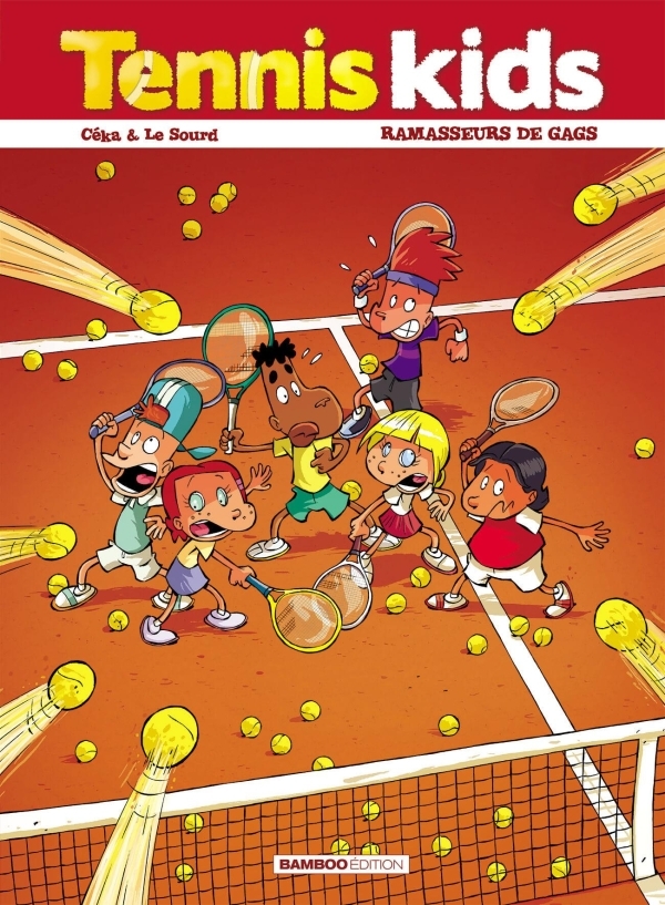 Couverture de l'album Tennis Kids Tome 1 Ramasseurs de gags