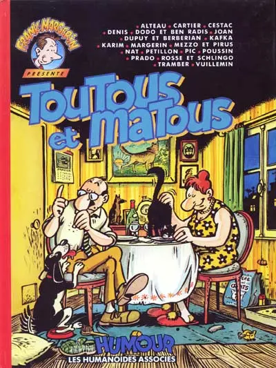 Couverture de l'album Frank Margerin présente... Collectif Tome 3 Toutous et matous