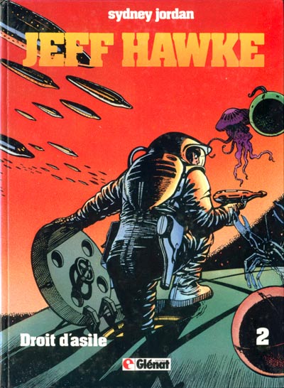 Couverture de l'album Jeff Hawke Intégrale Tome 2 Droit d'asile