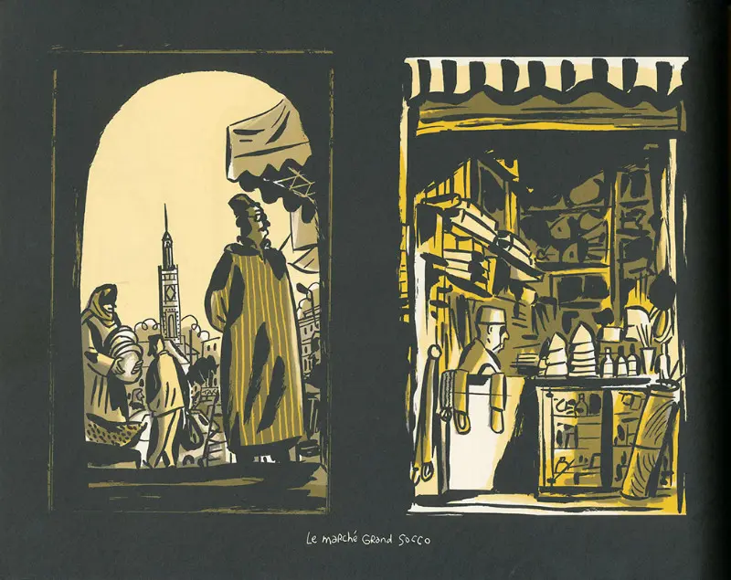 Planche de l'album Carnets Tome 4 Tanger