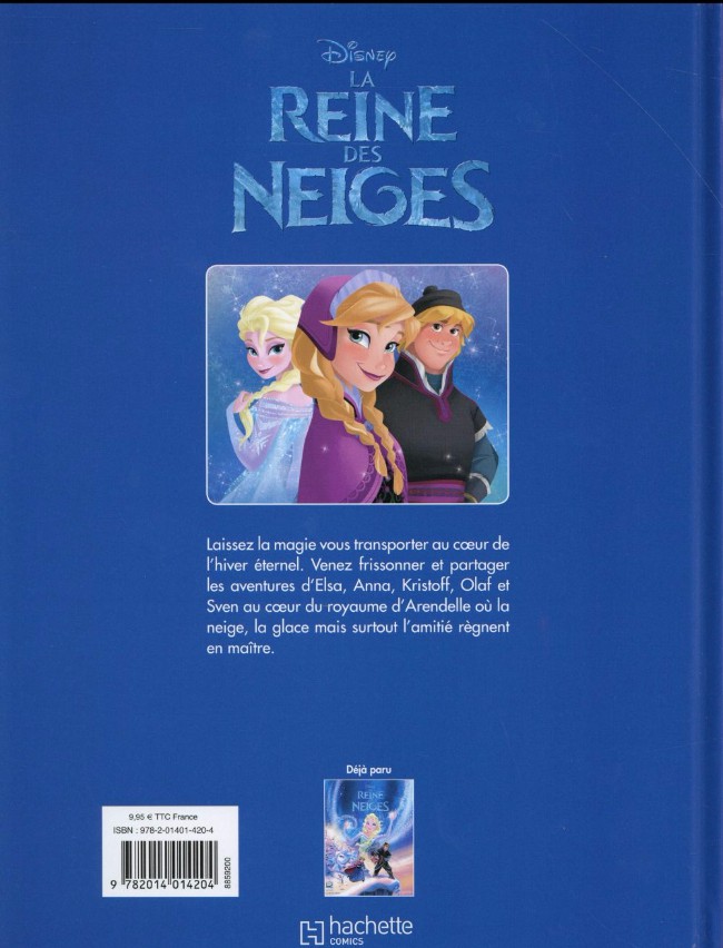 Verso de l'album La Reine des neiges Tome 2 Ma sœur, mon modèle