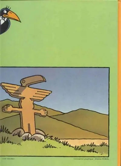 Verso de l'album André le corbeau Tome 3 La fuite en avant