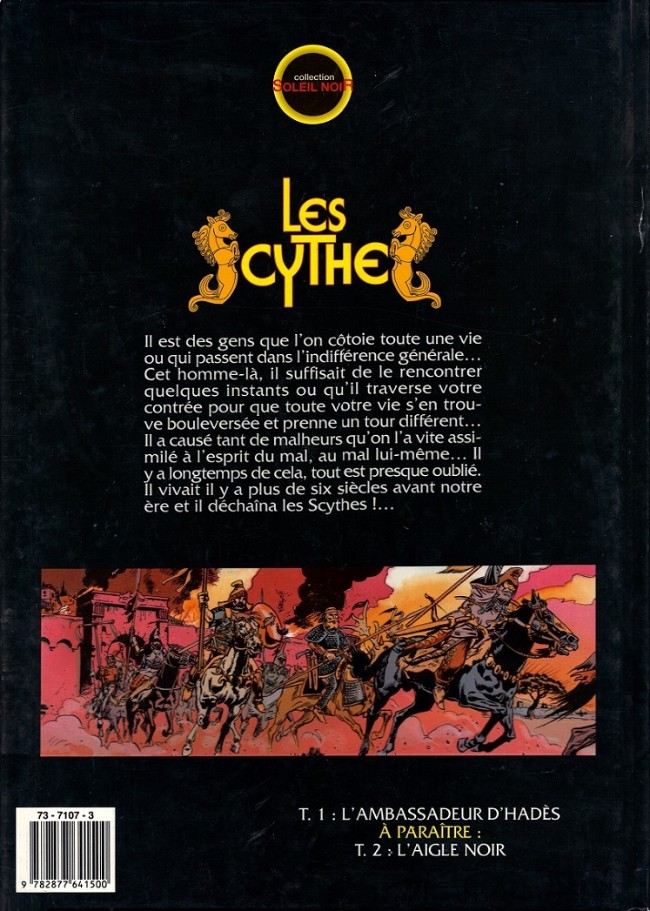 Verso de l'album Les Scythes Tome 1 L'ambassadeur d'Hadès